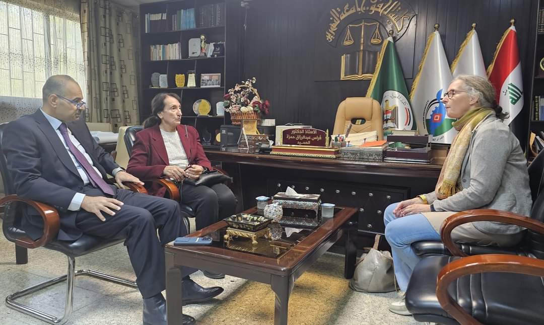 حقوق النهرين تستقبل استاذ من جامعة ماربورغ الالمانية